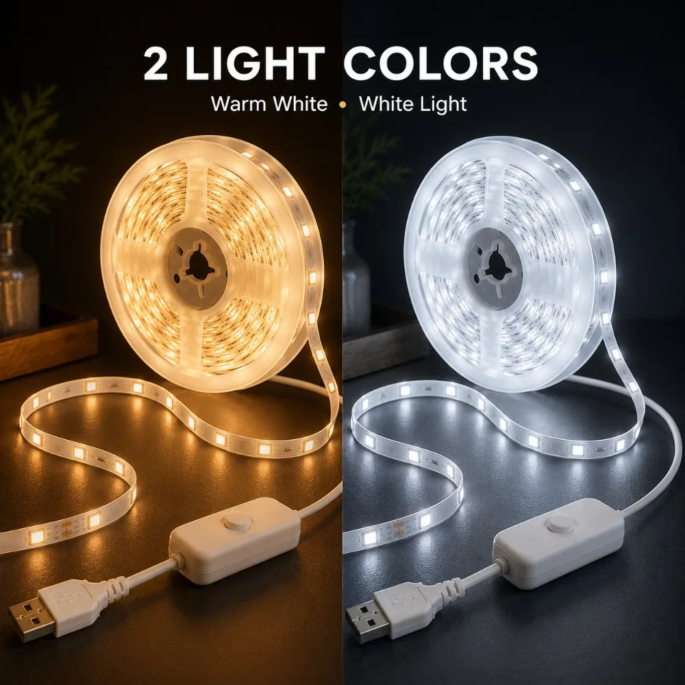 LED Strip Lights USB Button Co - Led Strip Lights ulasan dan harga