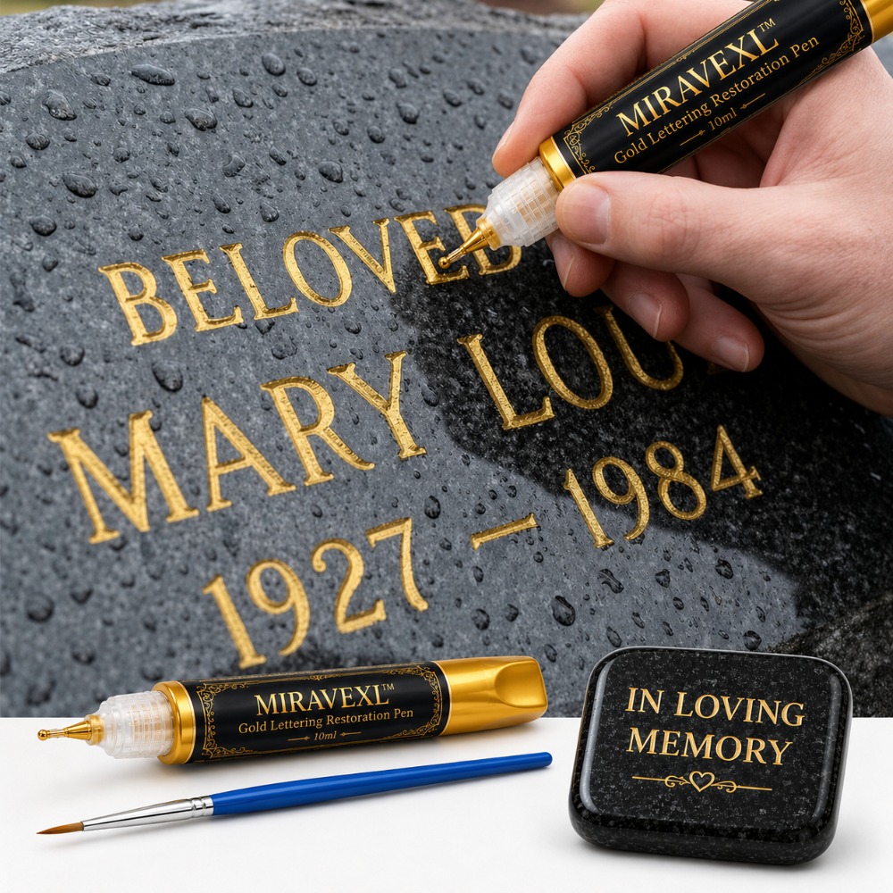 Gold Headstone Paint Pen 10ml  - Paint Brush ulasan dan harga