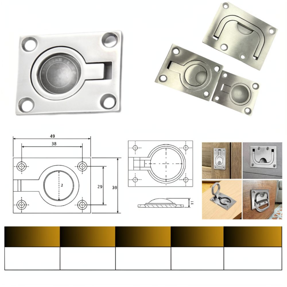 Hidden Flush Ring Handle 316 S - Door Handle ulasan dan harga