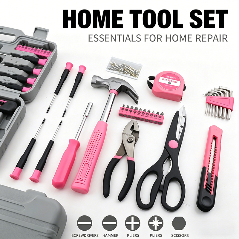 62PCS Hardware Tool Kit Multif - Tape Measure ulasan dan harga