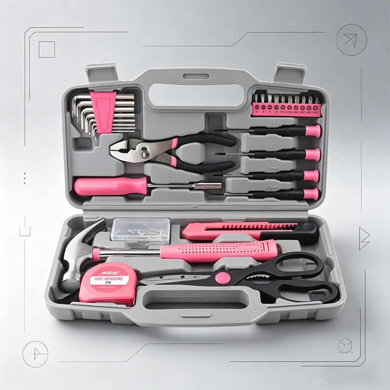 62PCS Hardware Tool Kit Multif - Tape Measure ulasan dan harga