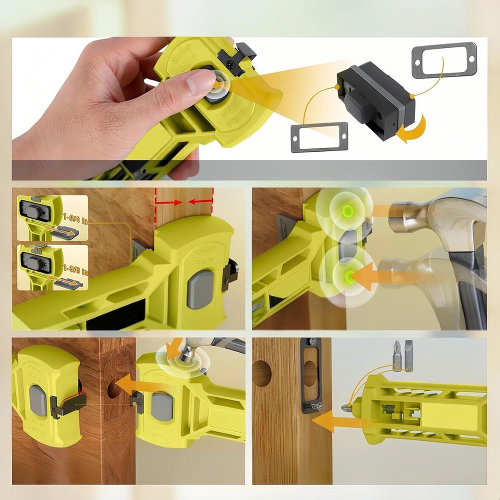 Door Lock Mortising Tool Metal - Door Lock ulasan dan harga