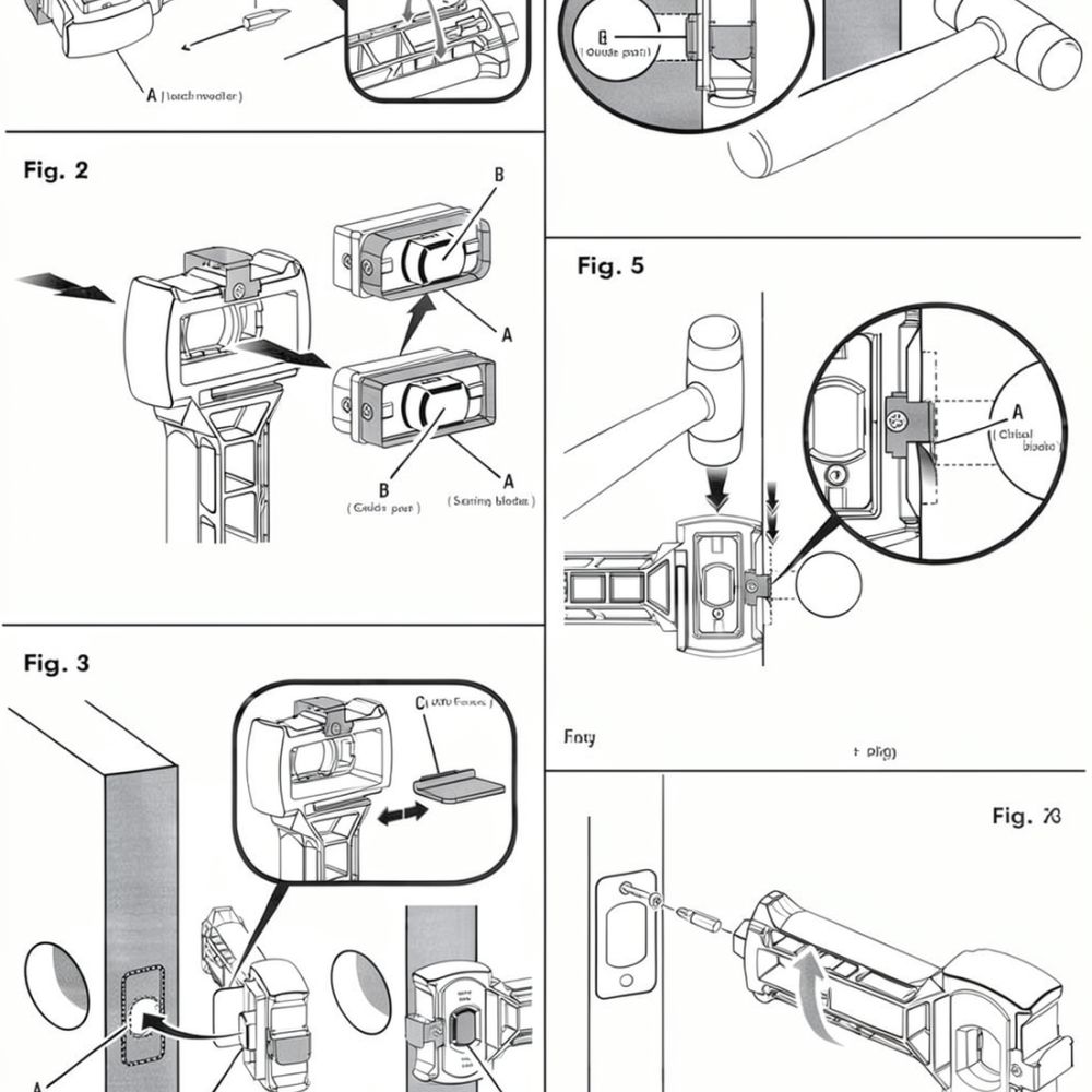 Door Lock Mortising Tool Metal - Door Lock ulasan dan harga